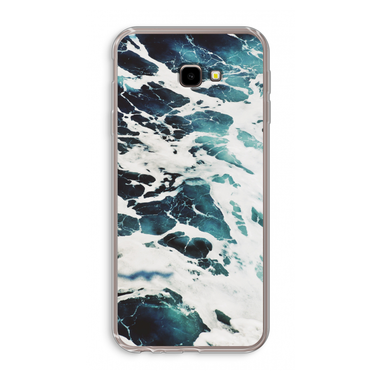 Golven: Samsung Galaxy J4 Plus Transparant Hoesje