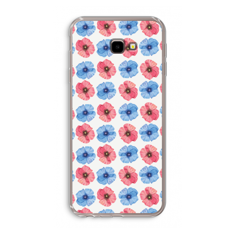Klaproosjes: Samsung Galaxy J4 Plus Transparant Hoesje