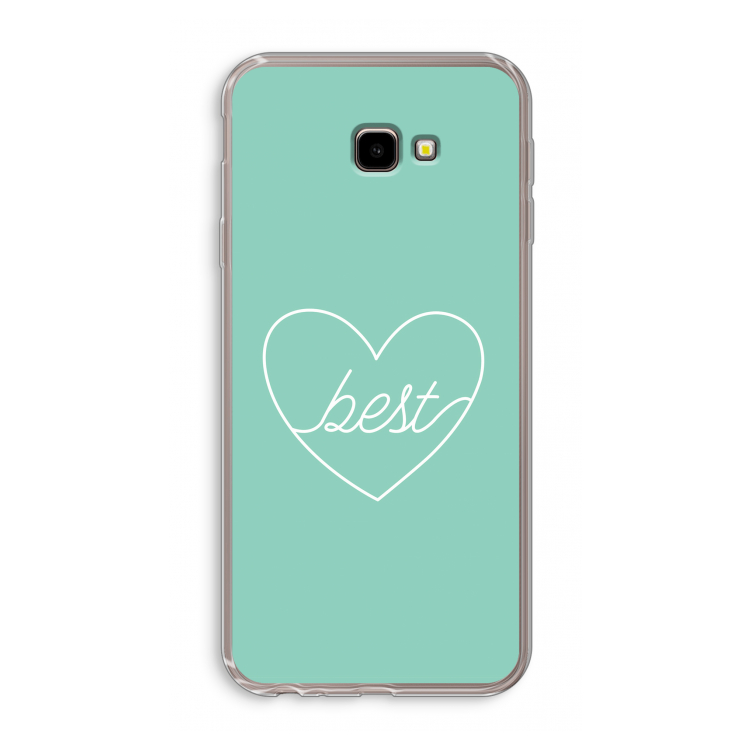Best heart pastel: Samsung Galaxy J4 Plus Transparant Hoesje