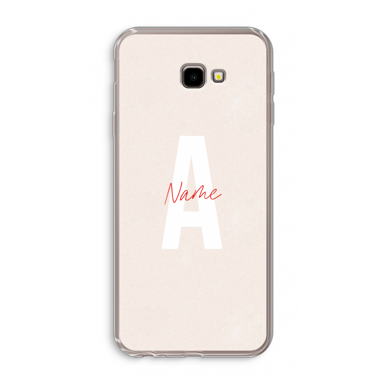 Strawberry Milkshake: Samsung Galaxy J4 Plus Transparant Hoesje