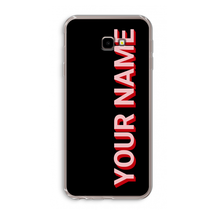 Namecase: Samsung Galaxy J4 Plus Transparant Hoesje