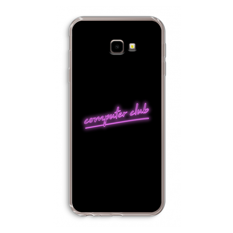 Vice Black: Samsung Galaxy J4 Plus Transparant Hoesje
