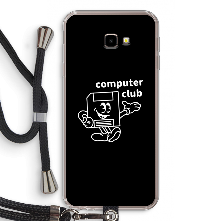 Floppyhead: Samsung Galaxy J4 Plus Transparant Hoesje met koord