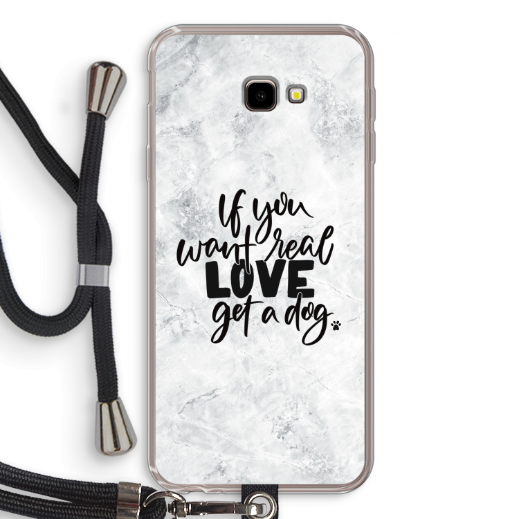 Partner in crime: Samsung Galaxy J4 Plus Transparant Hoesje met koord