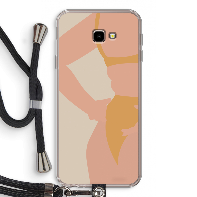 Bikini body: Samsung Galaxy J4 Plus Transparant Hoesje met koord