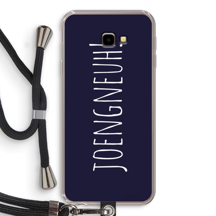 Joengneuh!: Samsung Galaxy J4 Plus Transparant Hoesje met koord