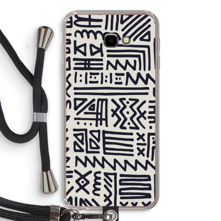 Marrakech print: Samsung Galaxy J4 Plus Transparant Hoesje met koord