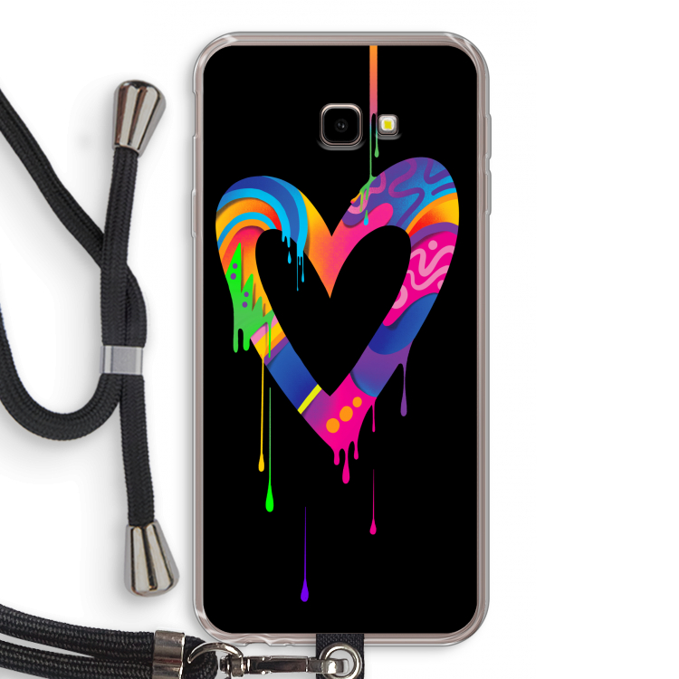 Melts My Heart: Samsung Galaxy J4 Plus Transparant Hoesje met koord