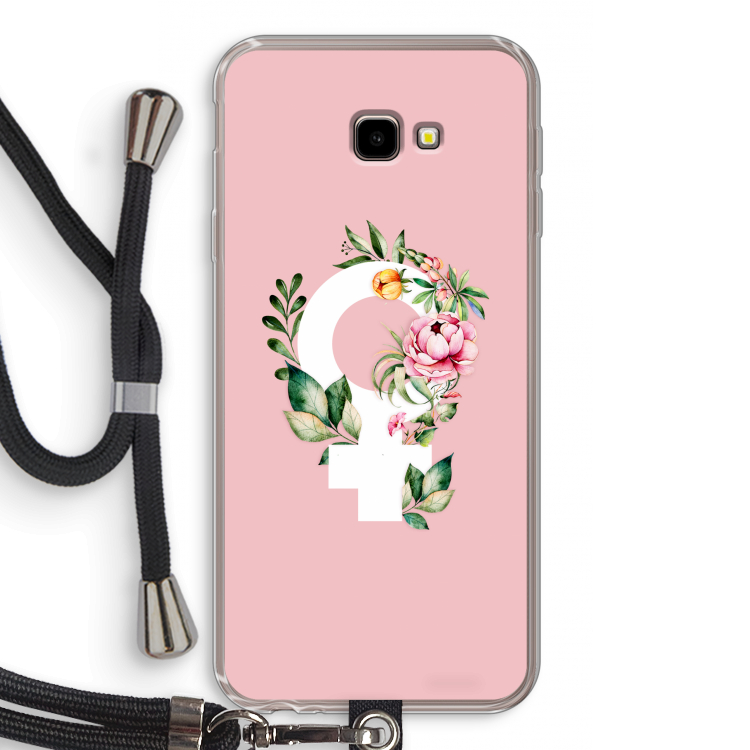 Venus: Samsung Galaxy J4 Plus Transparant Hoesje met koord