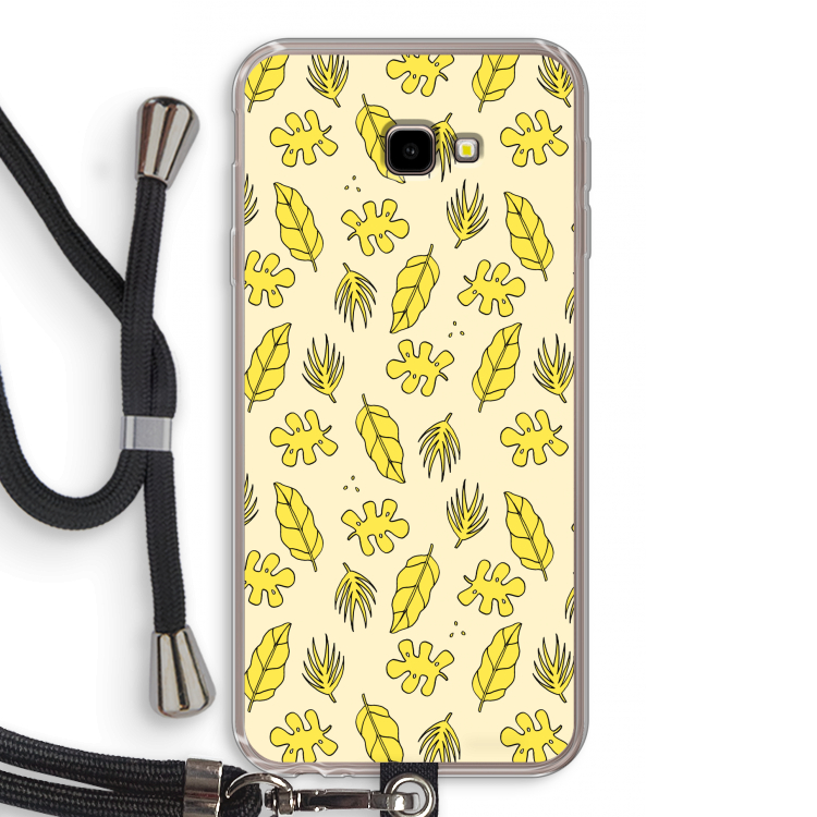 Herfst: Samsung Galaxy J4 Plus Transparant Hoesje met koord