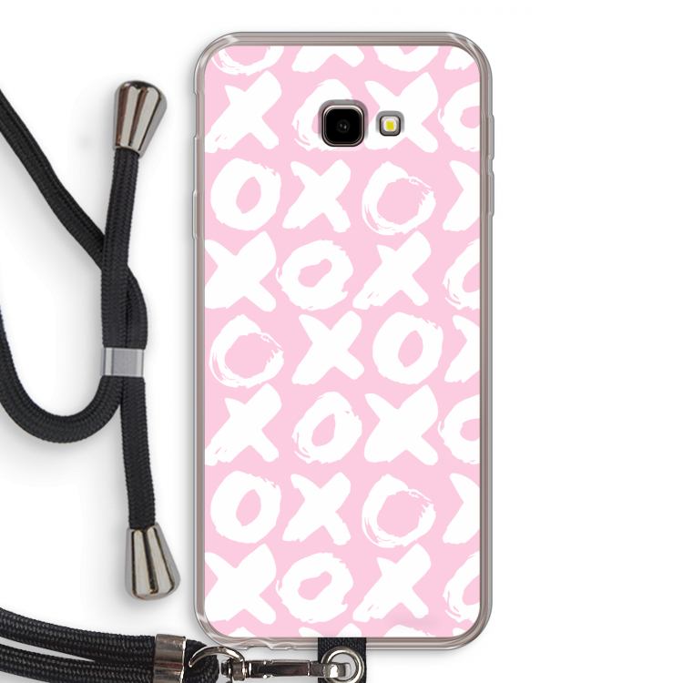 XOXO: Samsung Galaxy J4 Plus Transparant Hoesje met koord