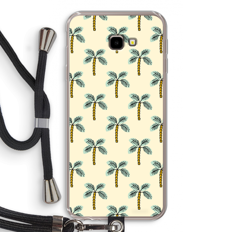 Paradise: Samsung Galaxy J4 Plus Transparant Hoesje met koord