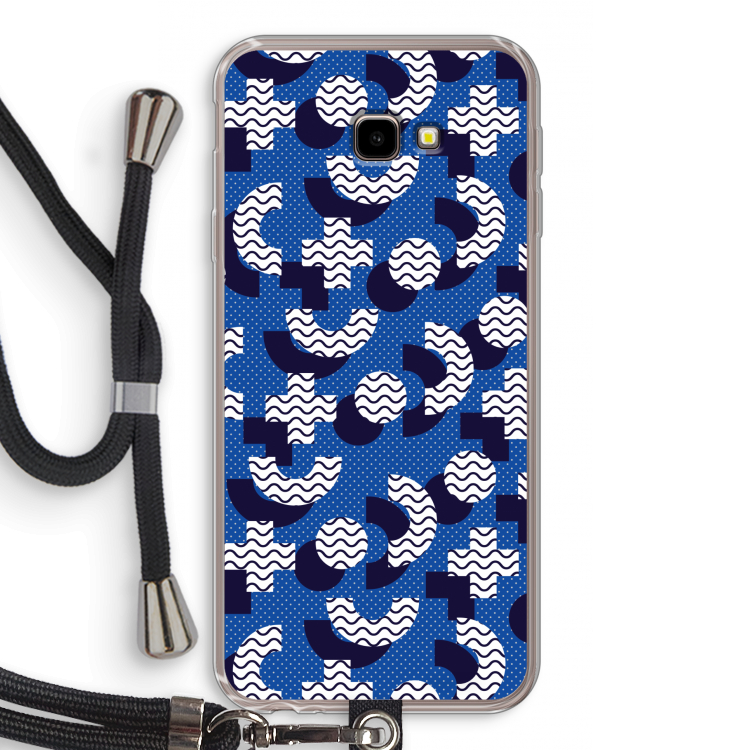 8-bit N°5: Samsung Galaxy J4 Plus Transparant Hoesje met koord