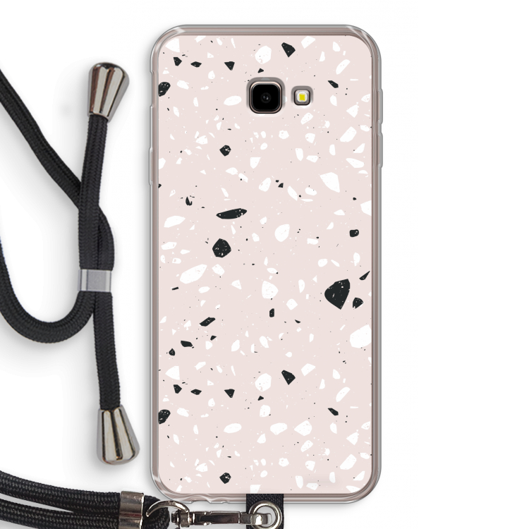 Terrazzo N°20: Samsung Galaxy J4 Plus Transparant Hoesje met koord