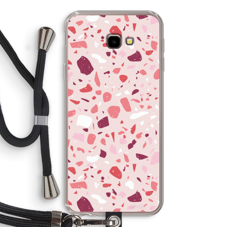 Terrazzo N°15: Samsung Galaxy J4 Plus Transparant Hoesje met koord