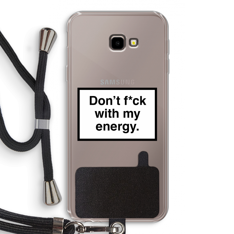 My energy: Samsung Galaxy J4 Plus Transparant Hoesje met koord