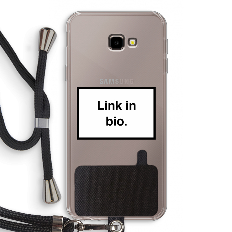 Link in bio: Samsung Galaxy J4 Plus Transparant Hoesje met koord
