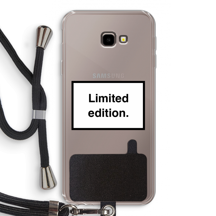 Limited edition: Samsung Galaxy J4 Plus Transparant Hoesje met koord