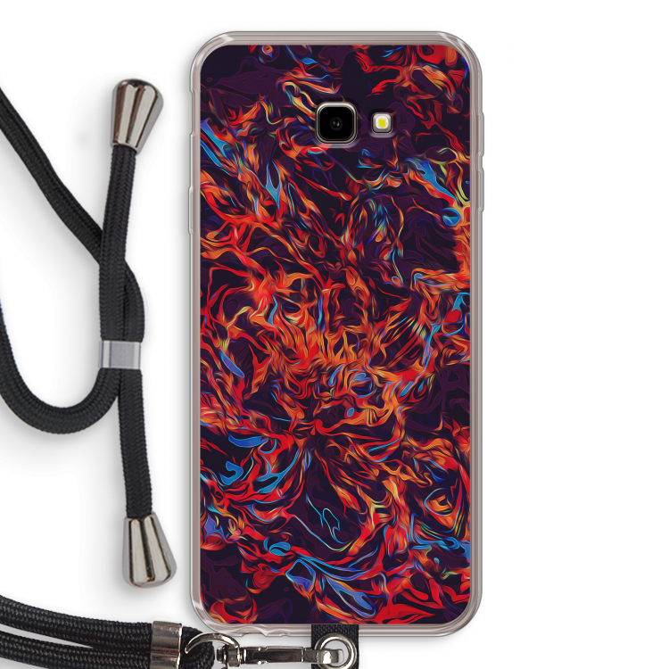 Lucifer: Samsung Galaxy J4 Plus Transparant Hoesje met koord