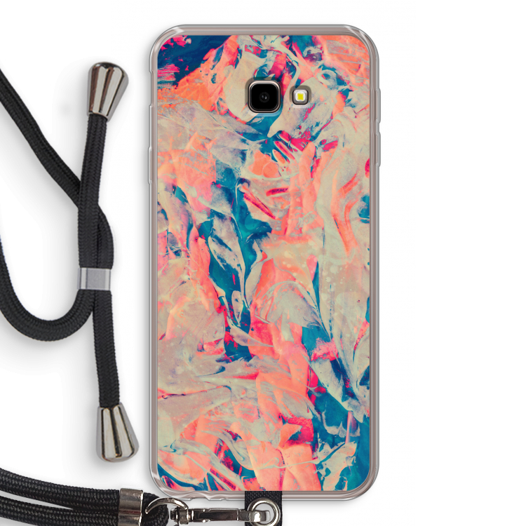 Alone: Samsung Galaxy J4 Plus Transparant Hoesje met koord