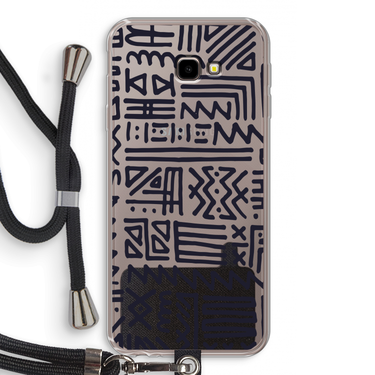 Marrakech print: Samsung Galaxy J4 Plus Transparant Hoesje met koord
