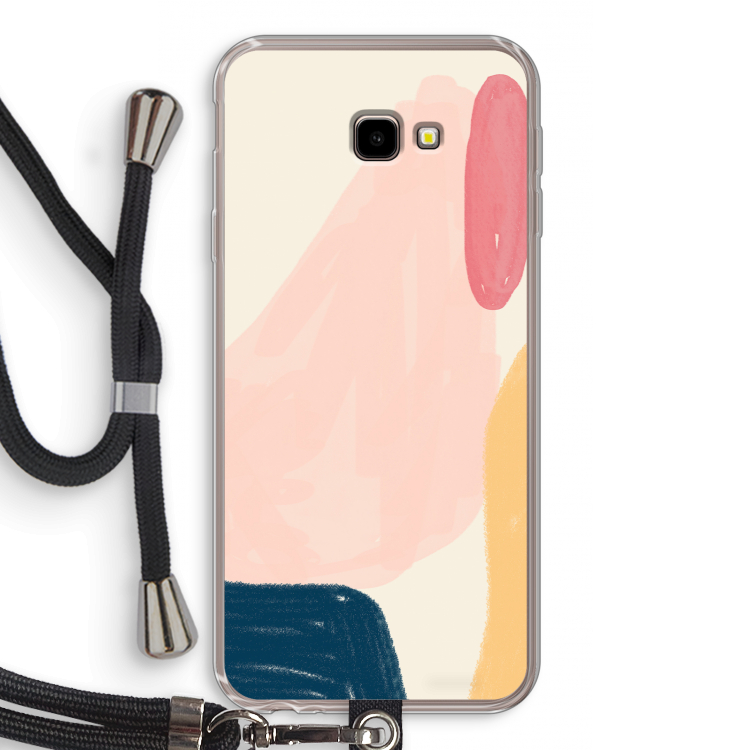 Saturday Flow: Samsung Galaxy J4 Plus Transparant Hoesje met koord