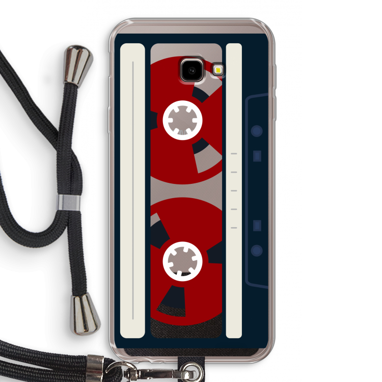 Here's your tape: Samsung Galaxy J4 Plus Transparant Hoesje met koord