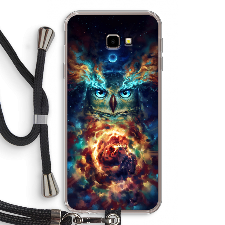 Aurowla: Samsung Galaxy J4 Plus Transparant Hoesje met koord