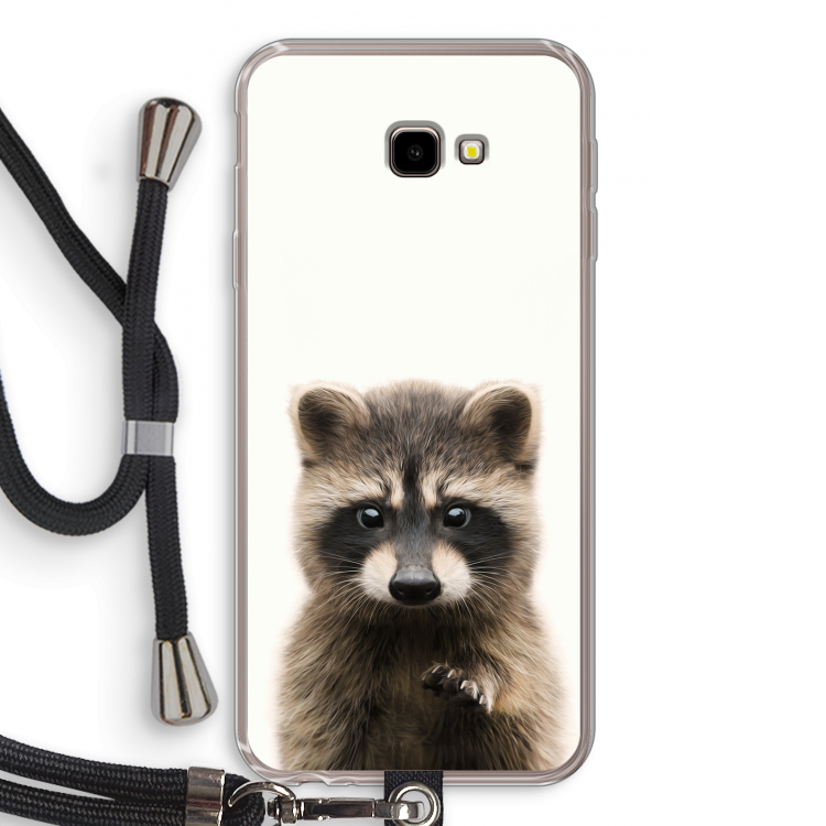 Rocco: Samsung Galaxy J4 Plus Transparant Hoesje met koord