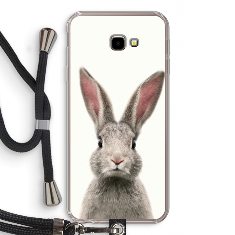 Daisy: Samsung Galaxy J4 Plus Transparant Hoesje met koord