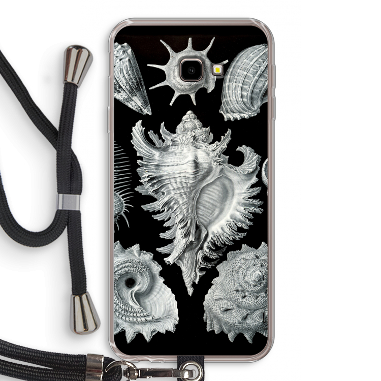 Haeckel Prosobranchia: Samsung Galaxy J4 Plus Transparant Hoesje met koord