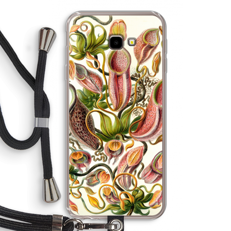 Haeckel Nepenthaceae: Samsung Galaxy J4 Plus Transparant Hoesje met koord