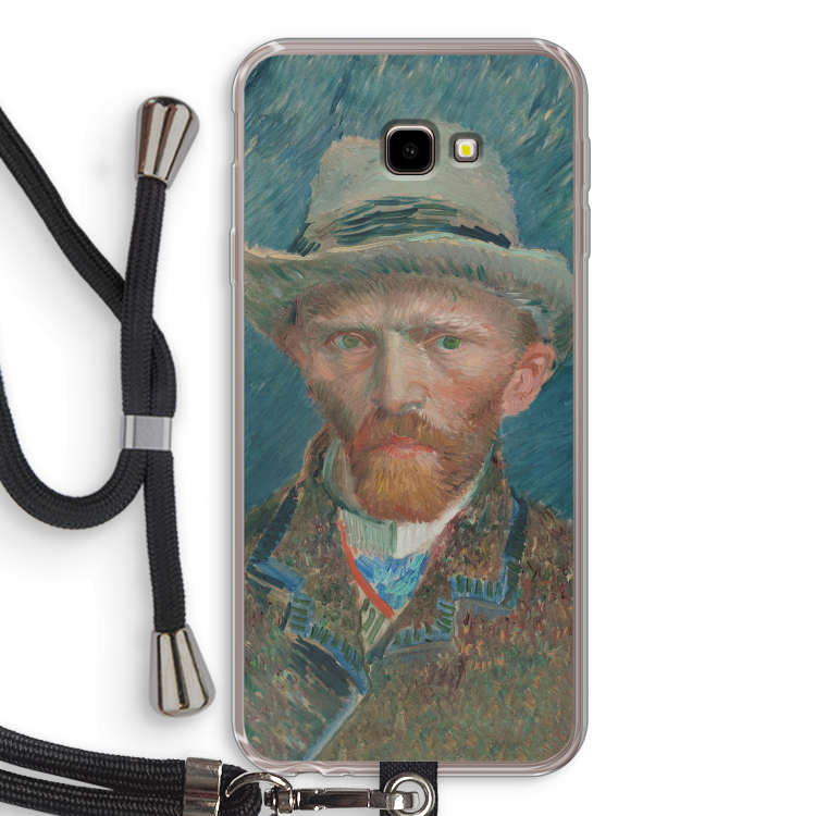 Van Gogh: Samsung Galaxy J4 Plus Transparant Hoesje met koord