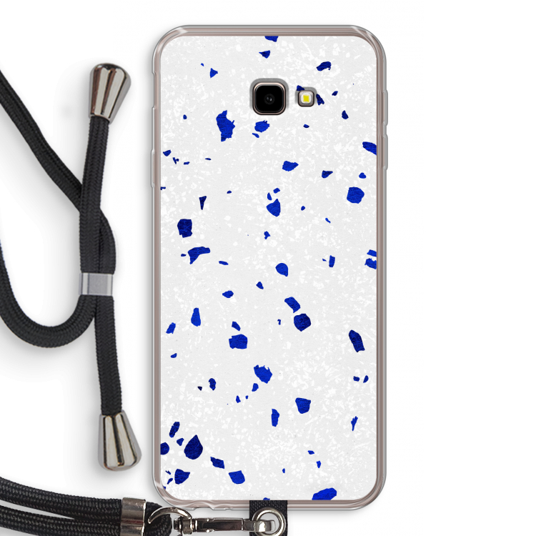 Terrazzo N°5: Samsung Galaxy J4 Plus Transparant Hoesje met koord
