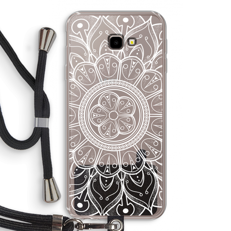 Roses Are Red: Samsung Galaxy J4 Plus Transparant Hoesje met koord