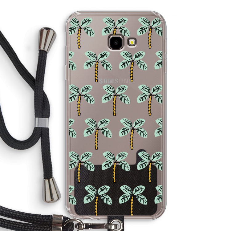 Paradise: Samsung Galaxy J4 Plus Transparant Hoesje met koord