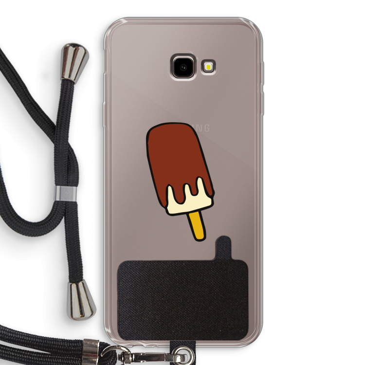 Frisco: Samsung Galaxy J4 Plus Transparant Hoesje met koord