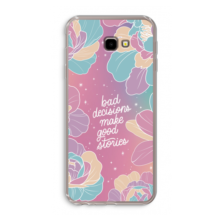 Good stories: Samsung Galaxy J4 Plus Transparant Hoesje