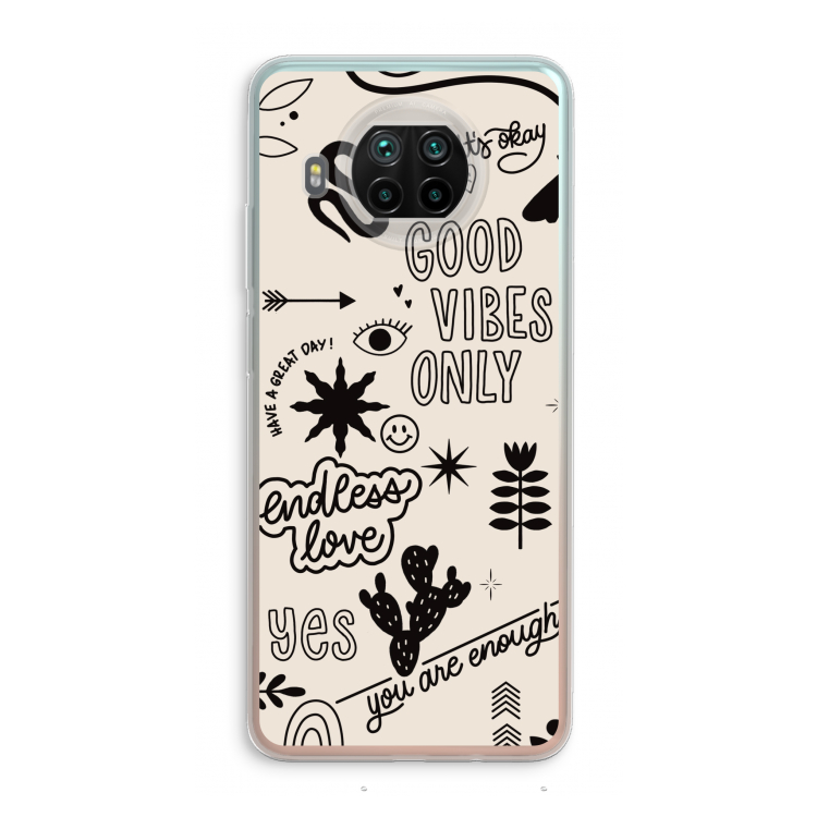 Good vibes: Xiaomi Mi 10T Lite 5G Transparant Hoesje