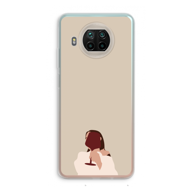 I drink wine: Xiaomi Mi 10T Lite 5G Transparant Hoesje