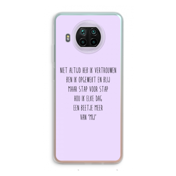 Zelfvertrouwen: Xiaomi Mi 10T Lite 5G Transparant Hoesje