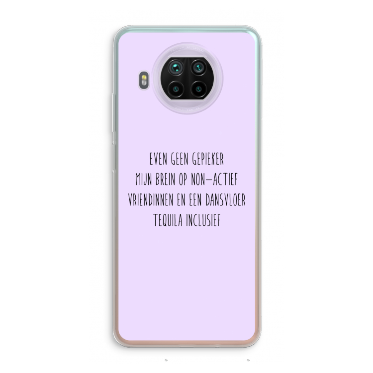 Tequila: Xiaomi Mi 10T Lite 5G Transparant Hoesje