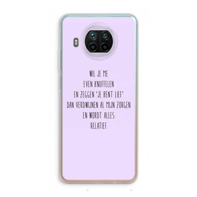 Relatief: Xiaomi Mi 10T Lite 5G Transparant Hoesje