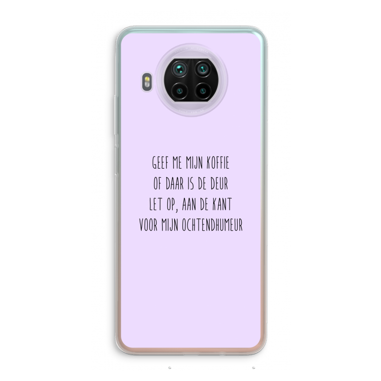 Ochtendhumeur: Xiaomi Mi 10T Lite 5G Transparant Hoesje