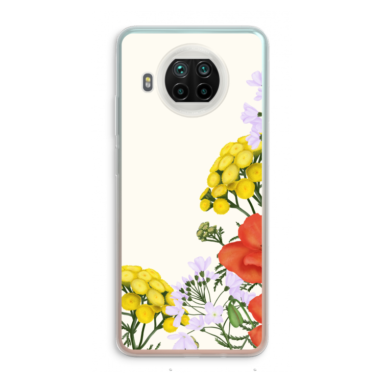 Wilde bloemen: Xiaomi Mi 10T Lite 5G Transparant Hoesje
