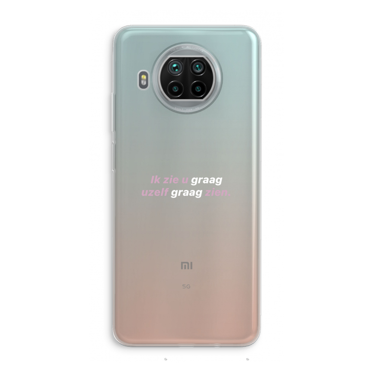 uzelf graag zien: Xiaomi Mi 10T Lite 5G Transparant Hoesje