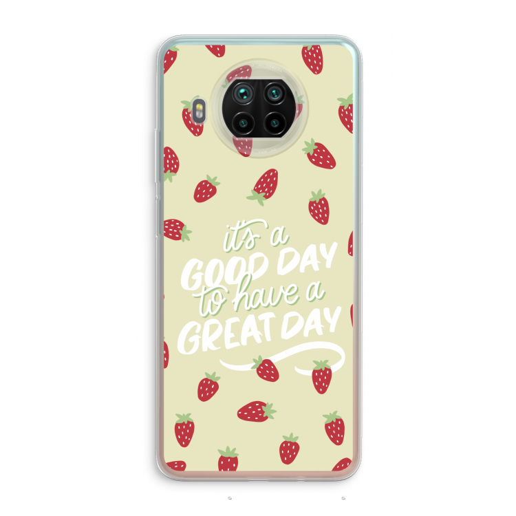 Don't forget to have a great day: Xiaomi Mi 10T Lite 5G Transparant Hoesje