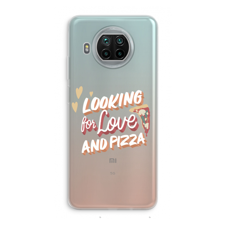 Pizza is the answer: Xiaomi Mi 10T Lite 5G Transparant Hoesje