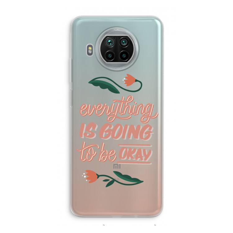Optimistic flower girl: Xiaomi Mi 10T Lite 5G Transparant Hoesje