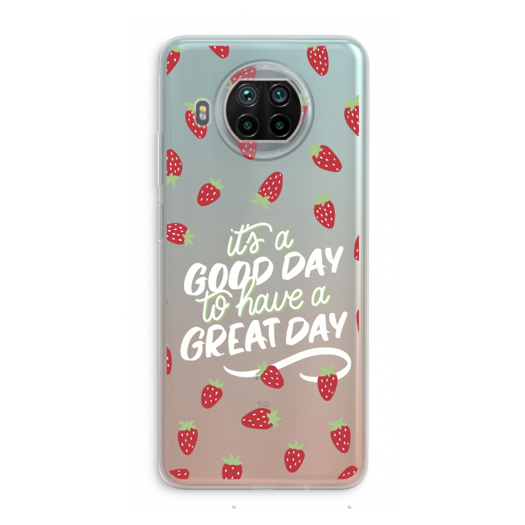 Don't forget to have a great day: Xiaomi Mi 10T Lite 5G Transparant Hoesje